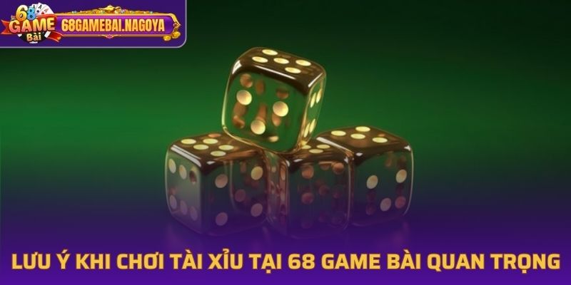 Lưu ý khi chơi tài xỉu cần nắm vững