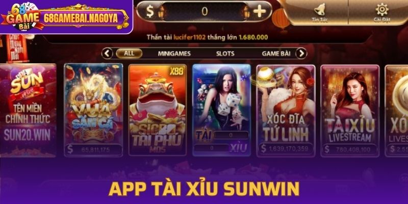 Sunwin là một trong những app tài xỉu lâu năm